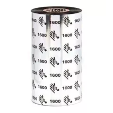 Красящая лента Воск Zebra 1600 01600BK08345-18, 83mmX450M Упаковка 18шт.