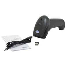 Сканер штрих-кода, POScenter 2D BT, беспроводной, черный, USB кабель, USB адаптер