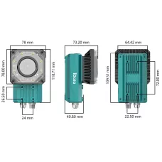 Сканер DM5000-60PR (Быстрый Ethernet, 6 МП, Фокусное расстояние 12 мм, 8 красных светодиодов)